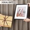 11x14 Picture Frame Set of 3, Made of High Definition Glass for 8x10 with Mat or 11x14 Without Mat, Wall Mounting, Black